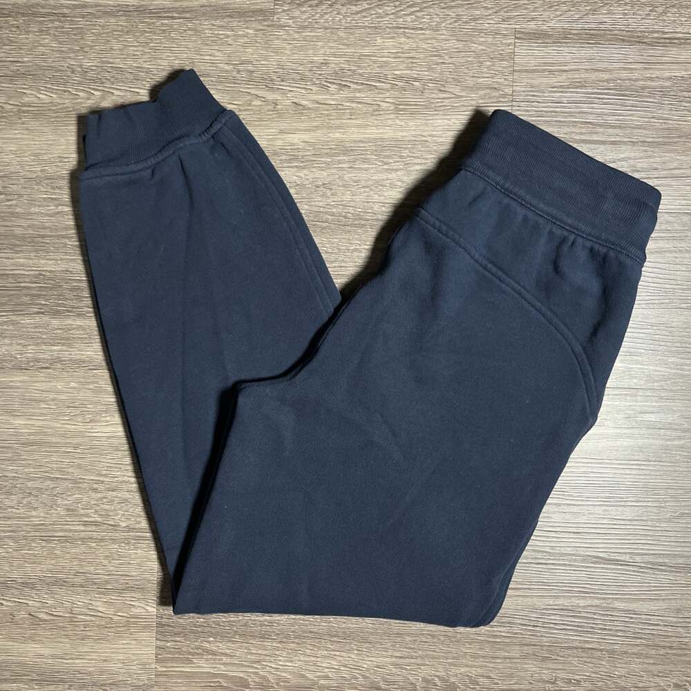 Lululemon Scuba High Rise Relaxed Jogger Women's 4 Navy Blue Fleece LW5CV9S EUC